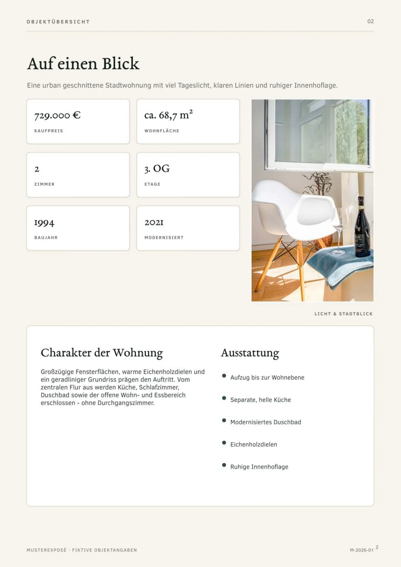 Objektübersicht